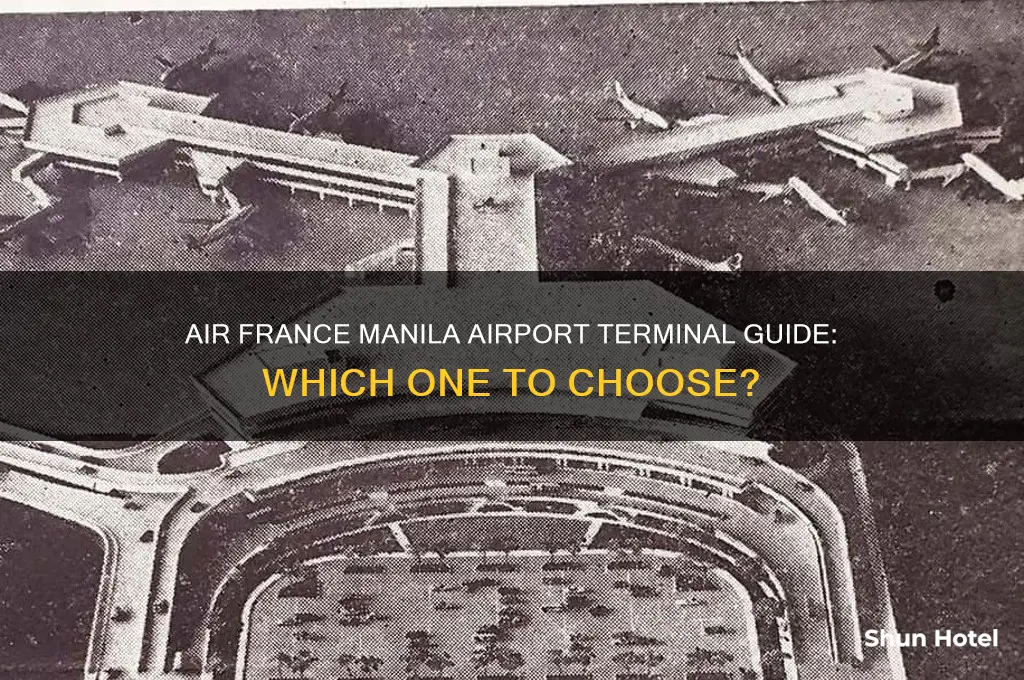 what terminal at manila airport would air france fly into