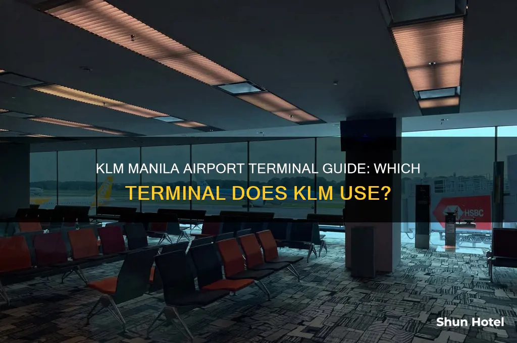 what terminal at manila airport would klm fly out of