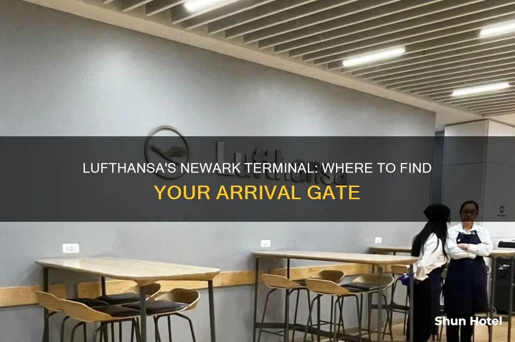 what terminal at newark international airport does lufthansa land