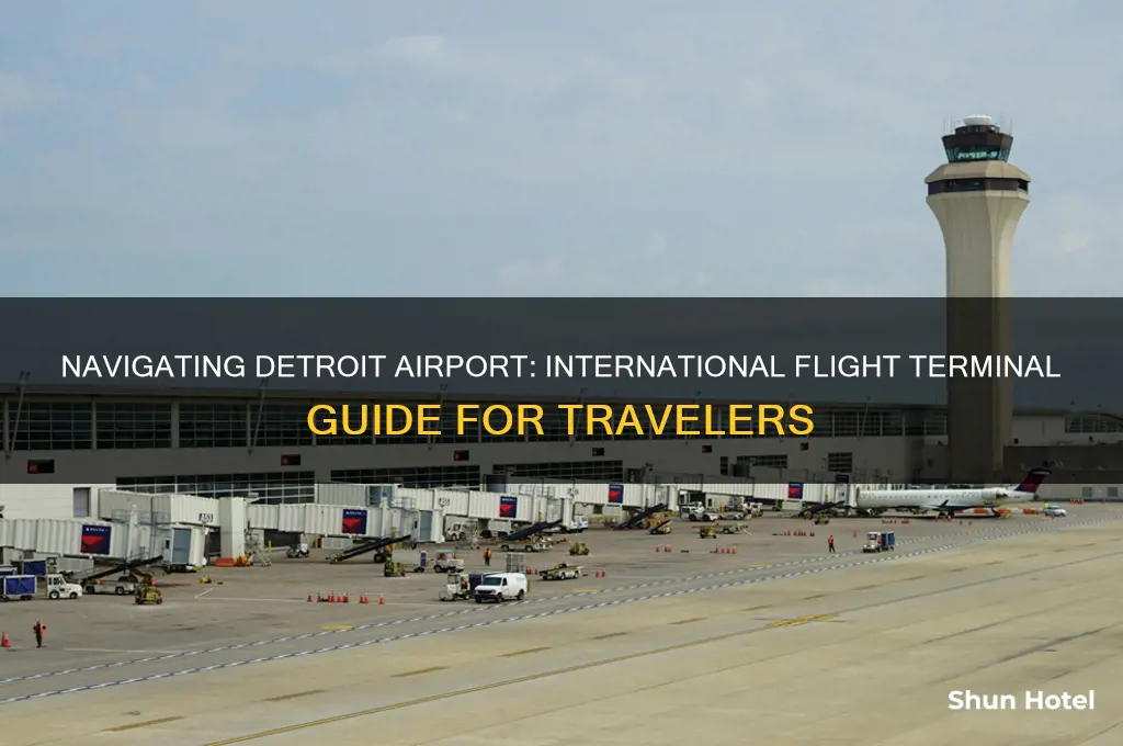 what terminal do international flights leave from at detroit airport