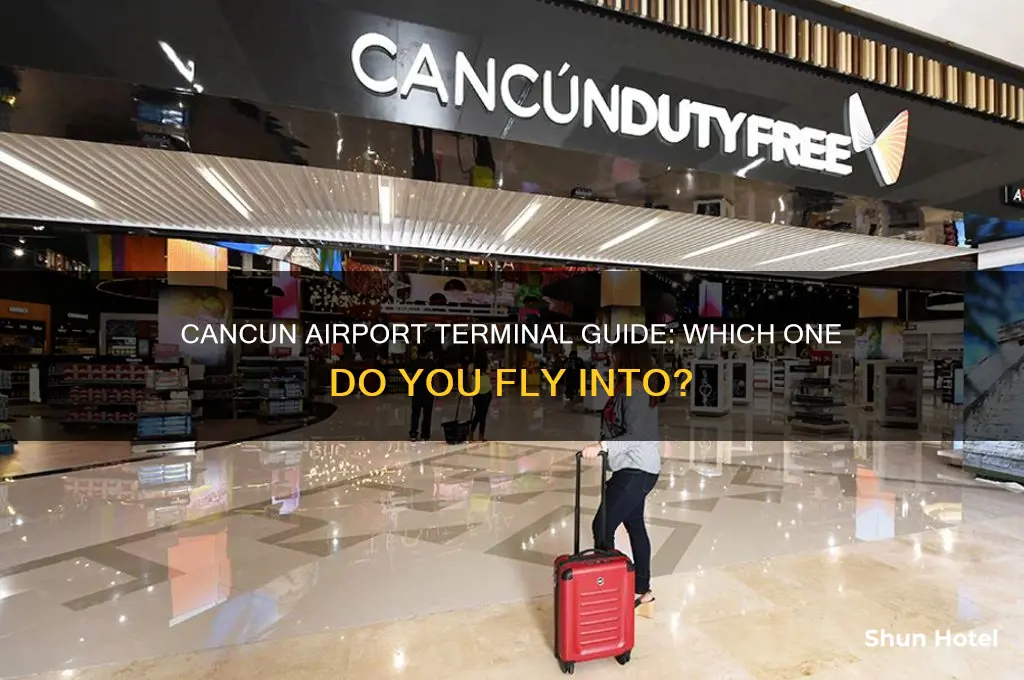 what terminal do you fly into at cancun airport
