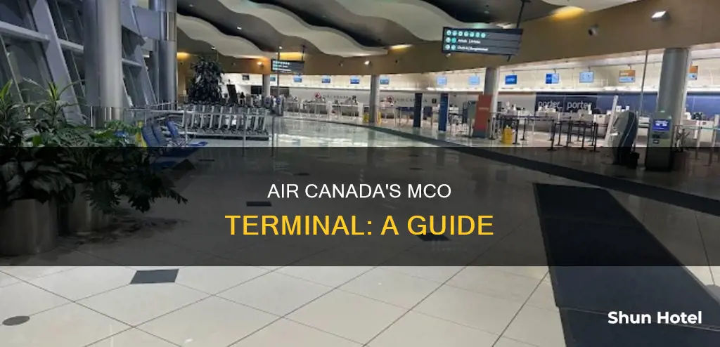 what terminal does air canada fly into at mco airport