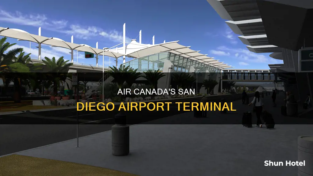 what terminal does air canada in san diego airport