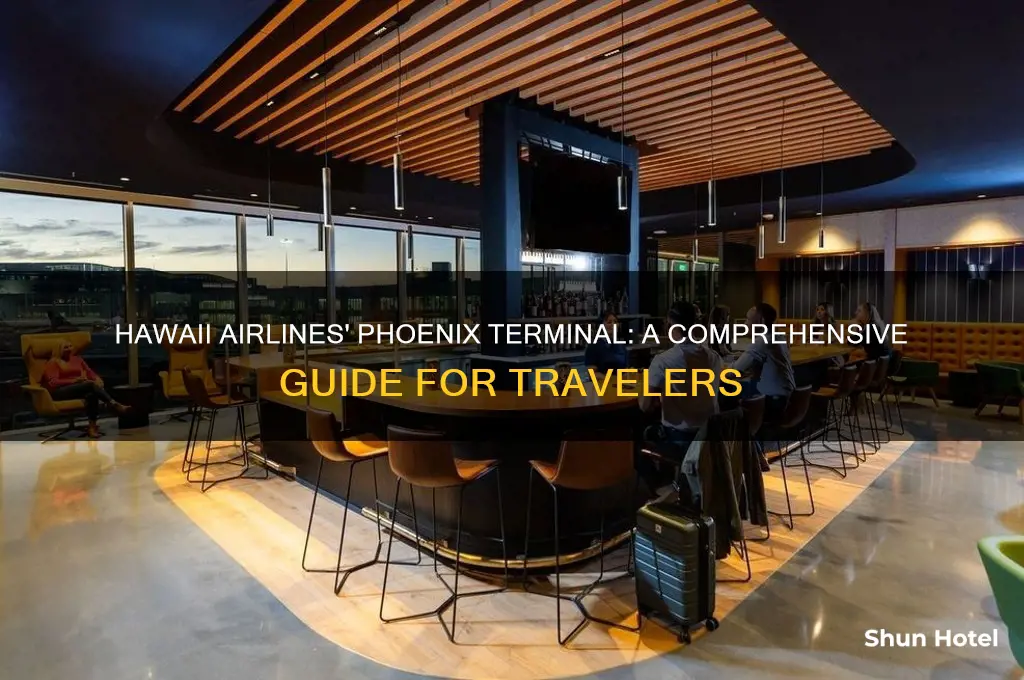 what terminal does hawaii airlines fly into at phoenix airport