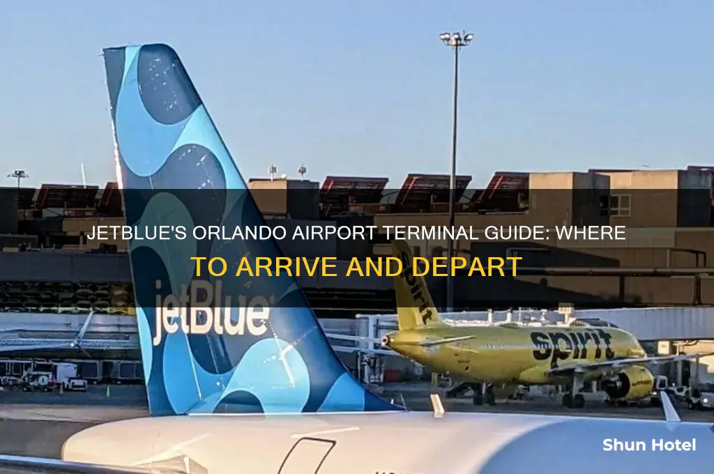 what terminal does jetblue fly into at orlando airport