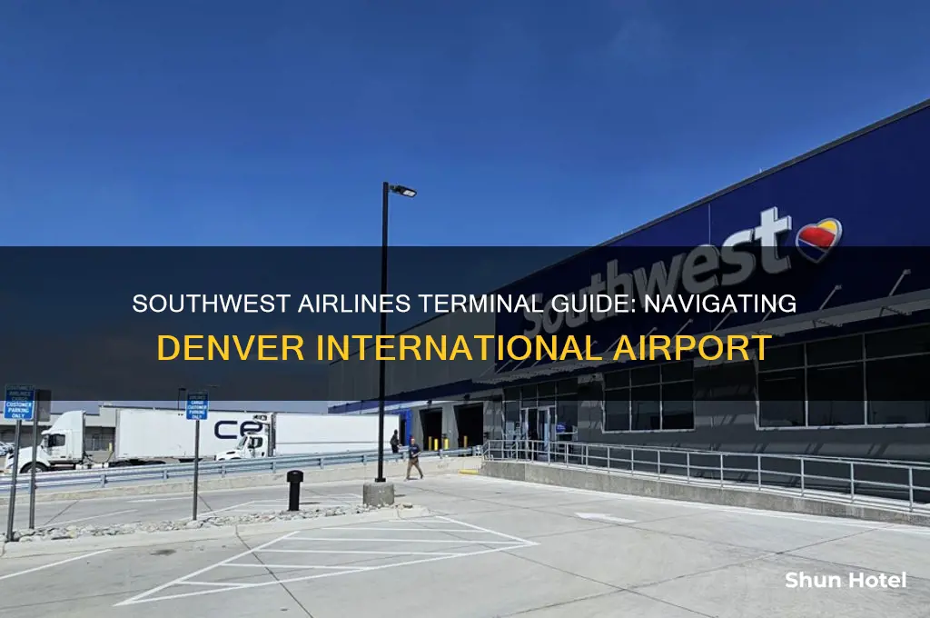 what terminal does southwest airlines use at denver international airport