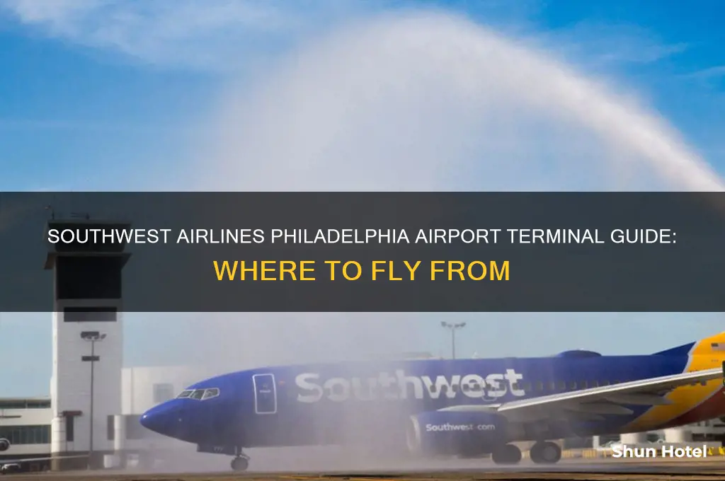 what terminal does southwest airlnes fly out of philidelphia airport