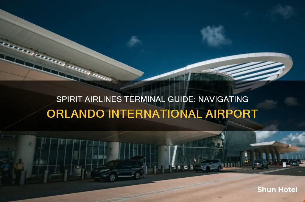 what terminal does spirit airlines use at orlando international airport