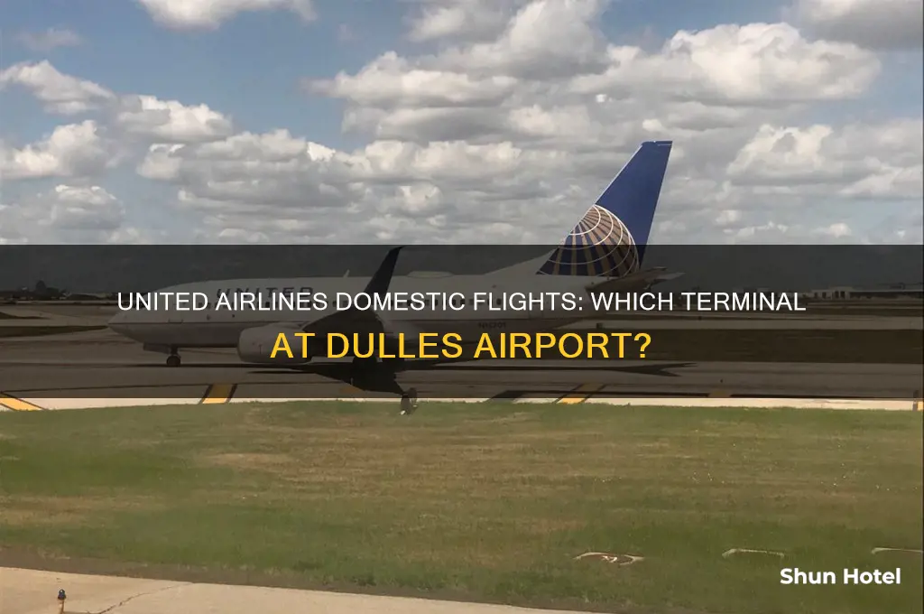 what terminal does united fly domestic out of dulles airport