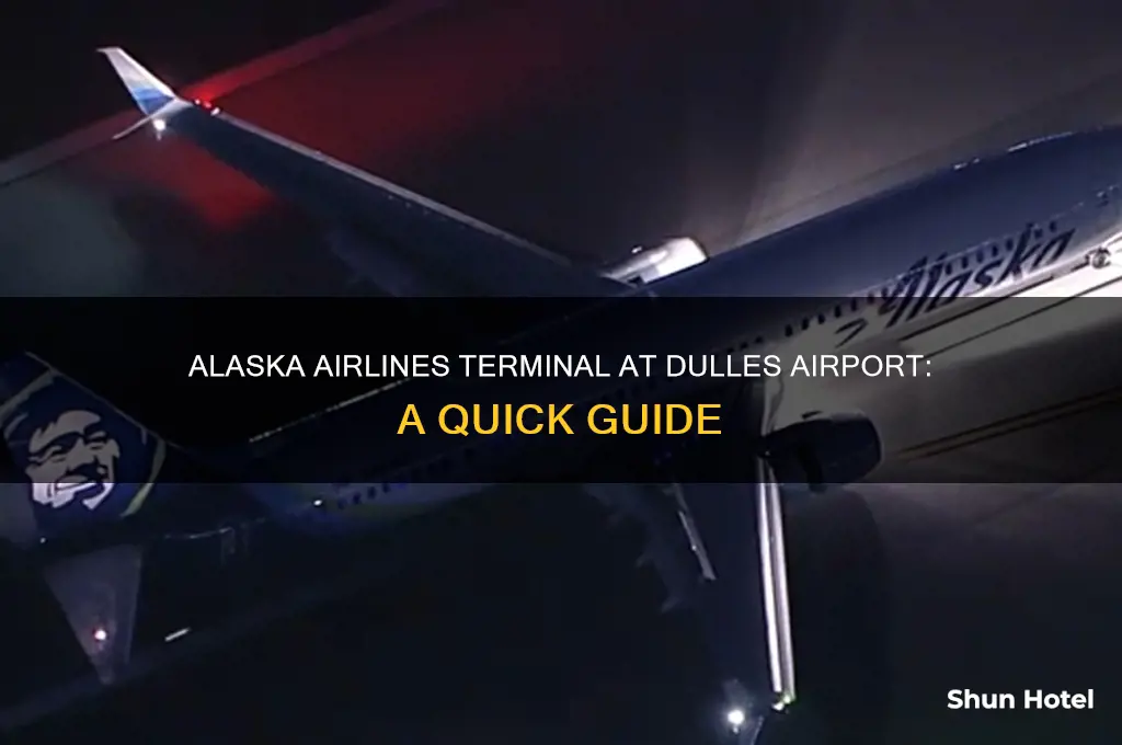 what terminal in dulles airport does alaska airlines fly into