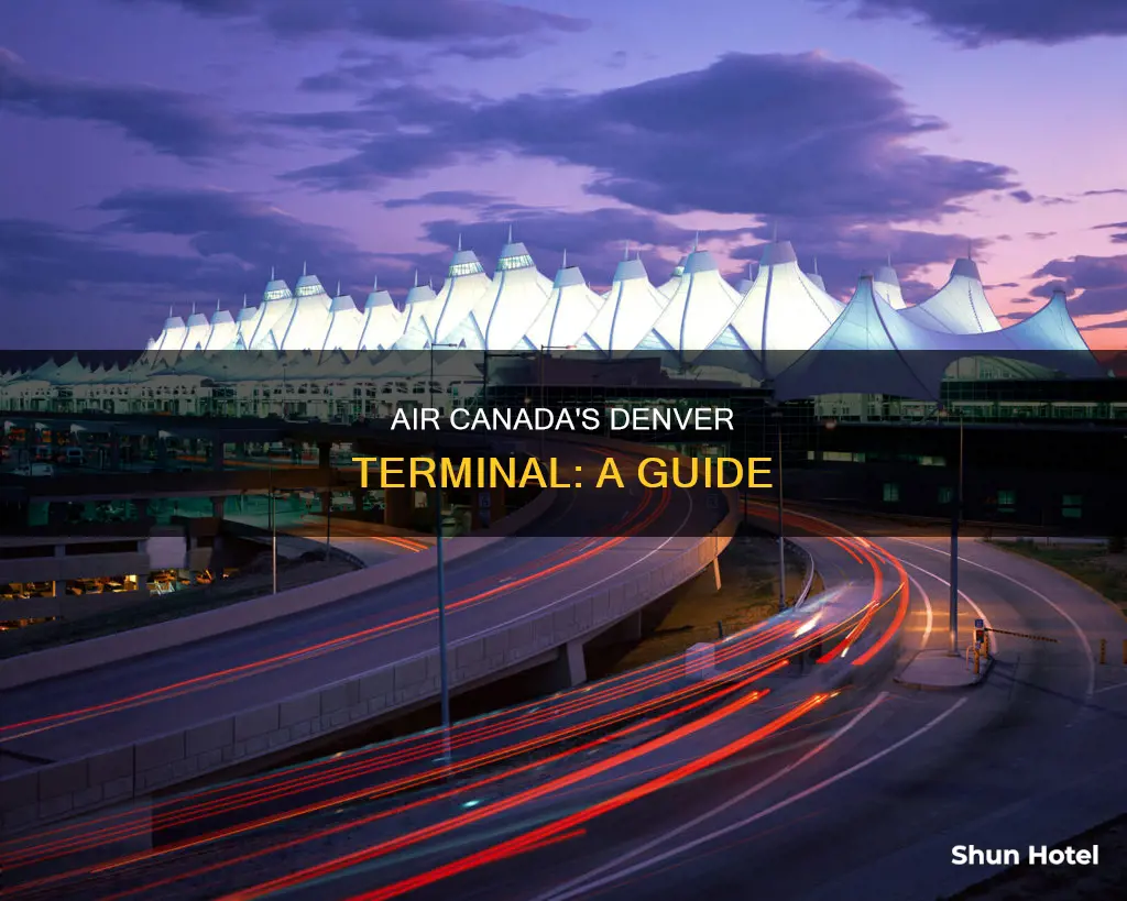 what terminal is air canada at denver airport
