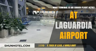 Air Canada Flight AC703: Terminal at LaGuardia Airport