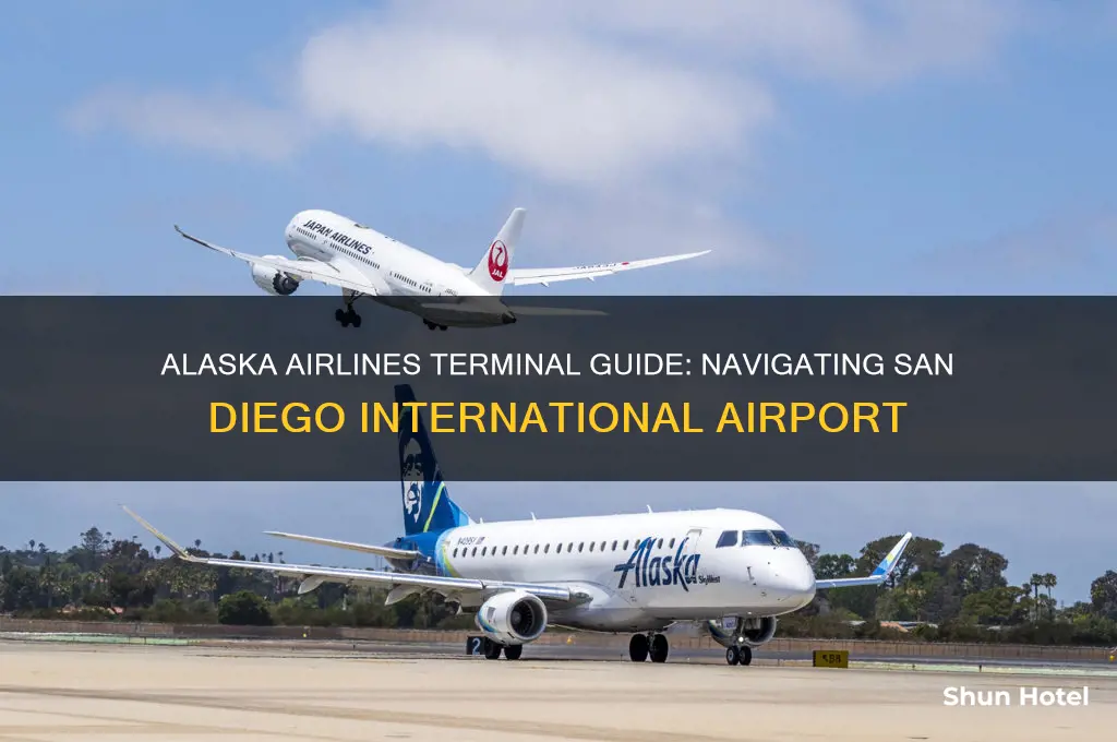 what terminal is alaska airlines at san diego international airport