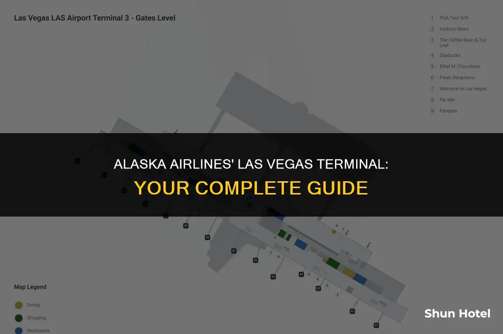 what terminal is alaska airlines in las vegas airport