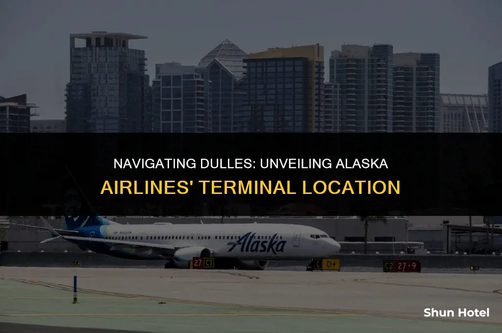 what terminal is alaska at dulles airport