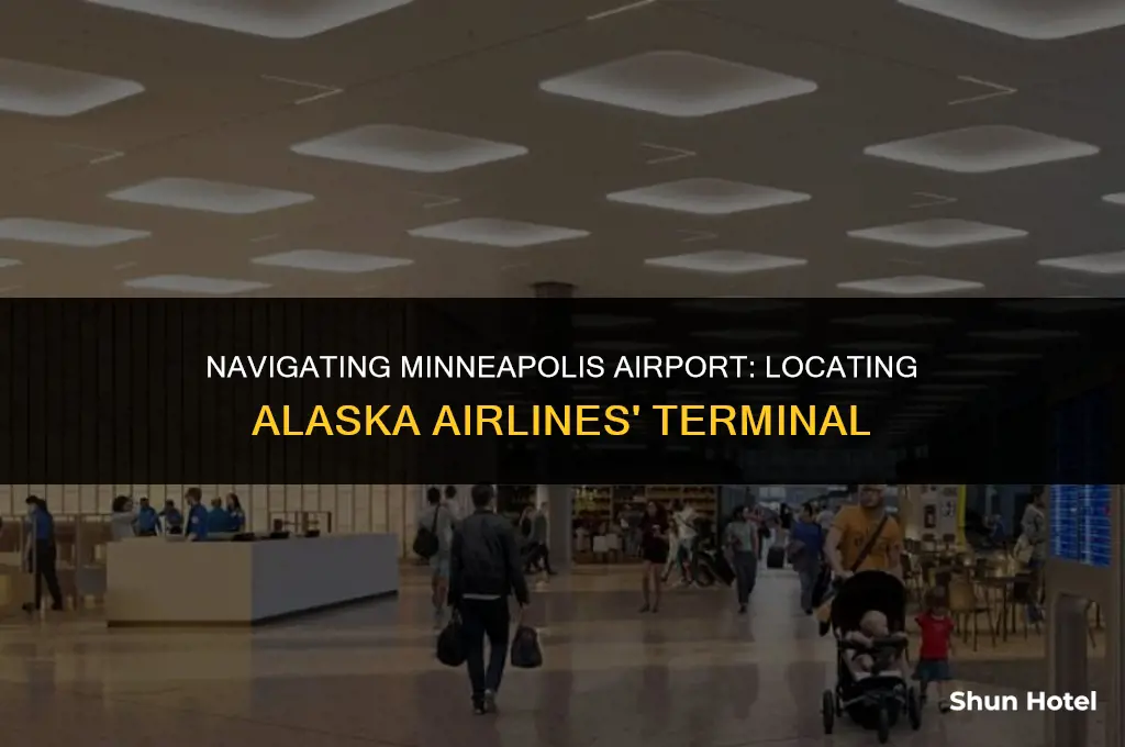 what terminal is alaska at minneapolis airport