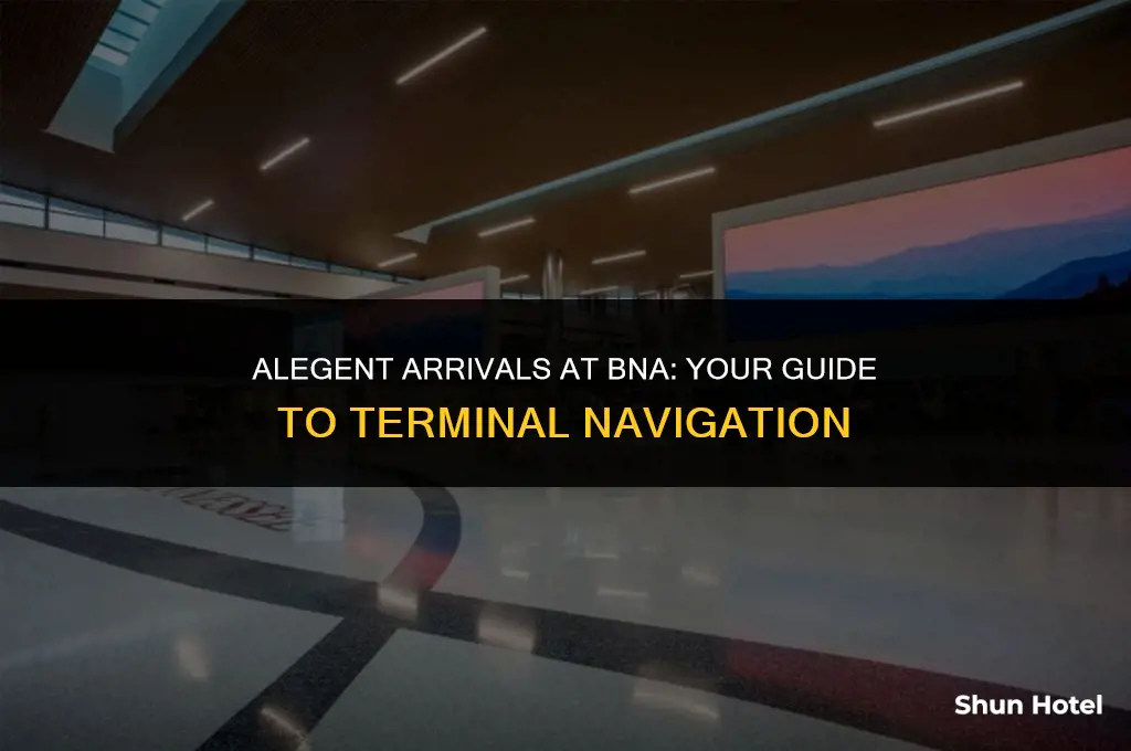 what terminal is alegent arrivals at bna airport