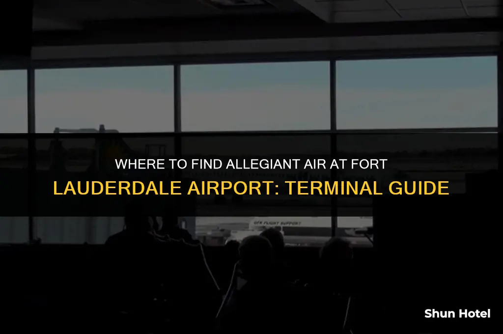 what terminal is allegiant air at fort lauderdale airport
