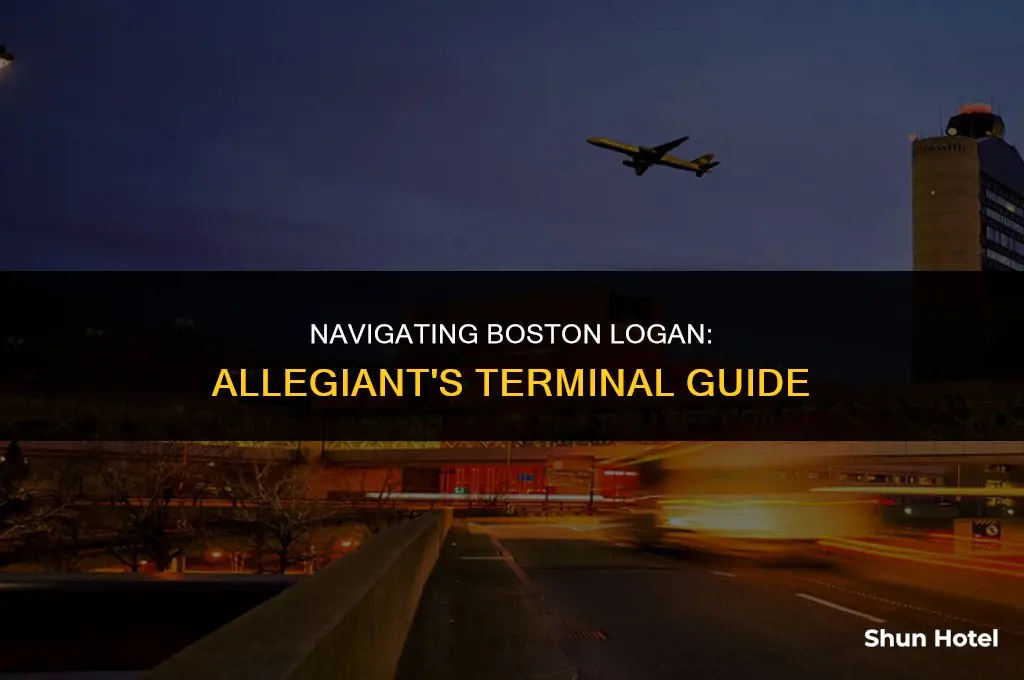 what terminal is allegiant at boston logan airport map
