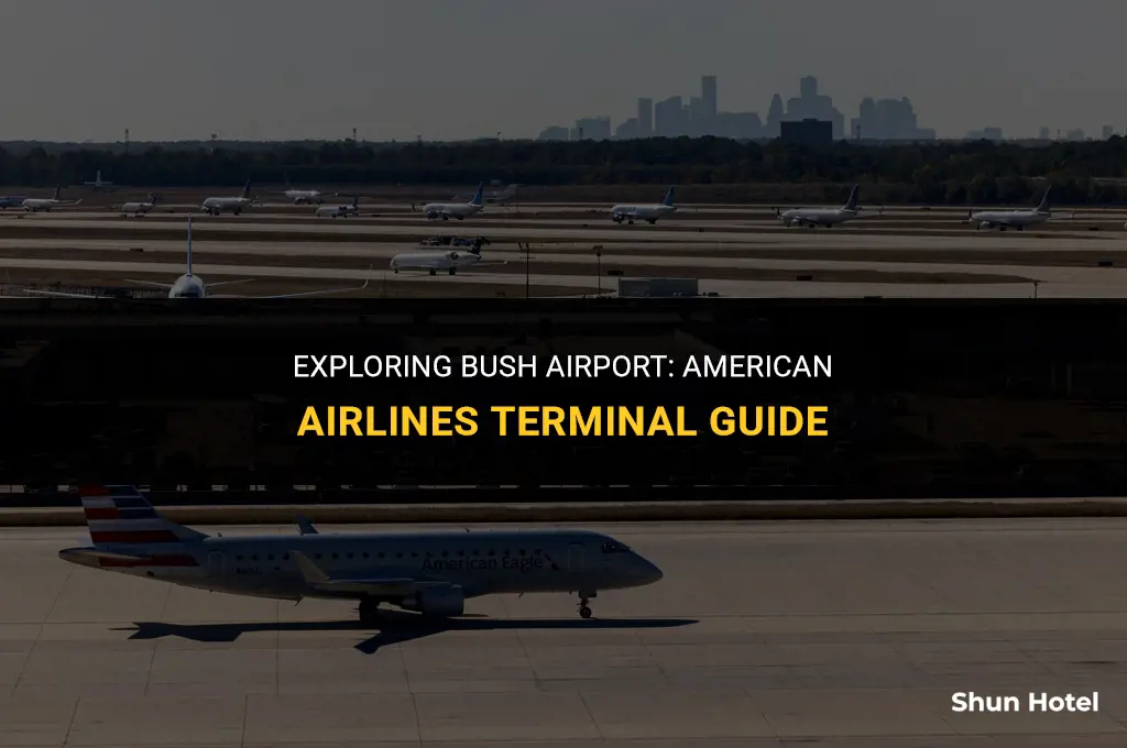 what terminal is american airlines at bush airport