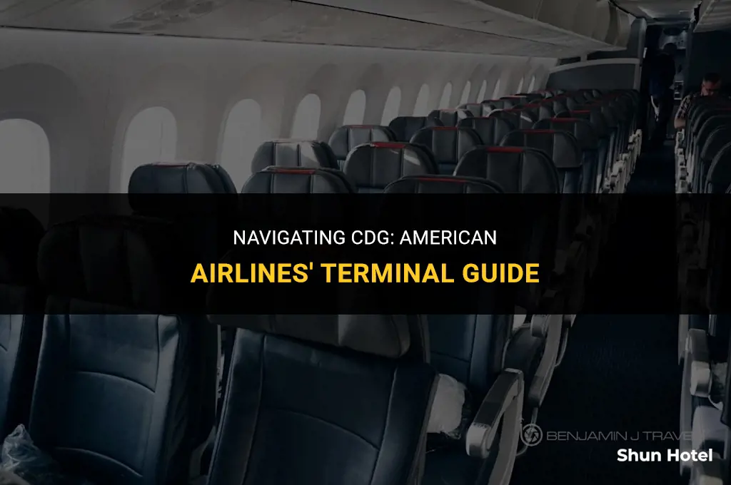 what terminal is american airlines at cdg airport