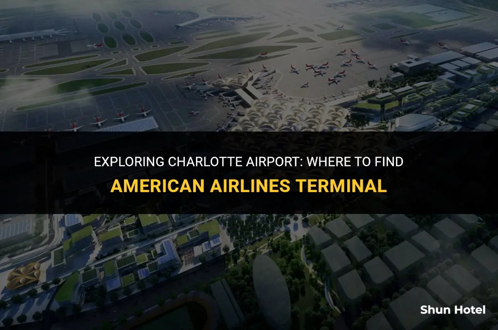 what terminal is american airlines at charlotte airport