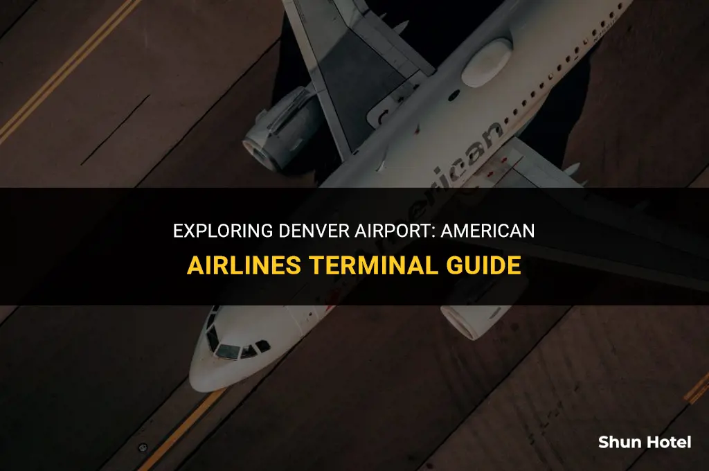 what terminal is american airlines at denver airport
