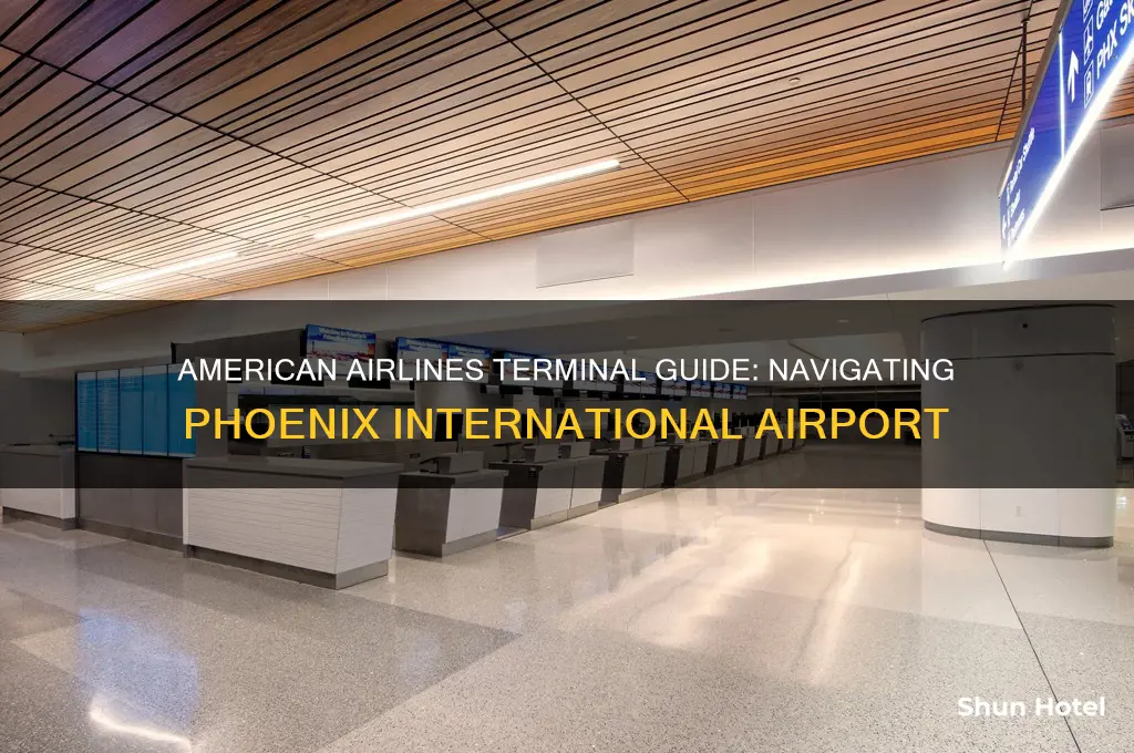 what terminal is american airlines at phoenix international airport