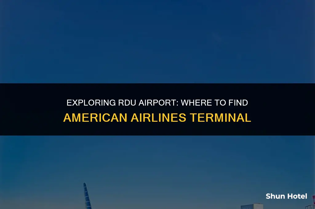 what terminal is american airlines at rdu airport
