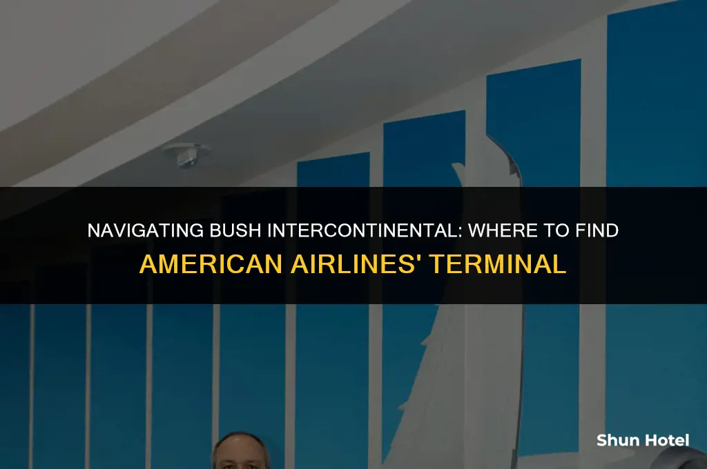 what terminal is american at bush int airport