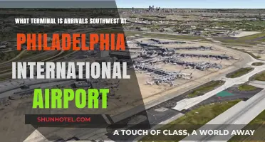 Southwest Airlines Arrivals Terminal Guide at Philadelphia International Airport