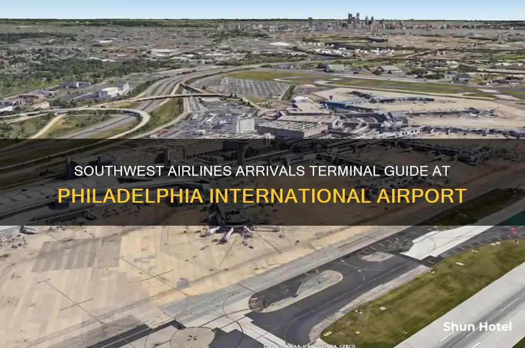 what terminal is arrivals southwest at philadelphia international airport