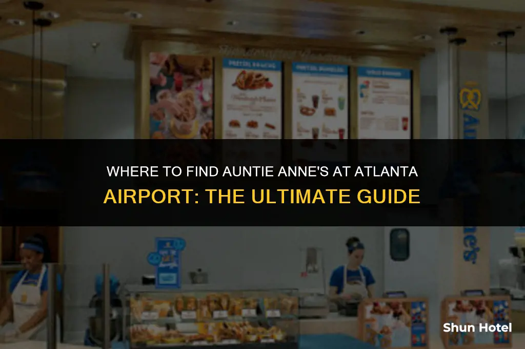 what terminal is auntie anne