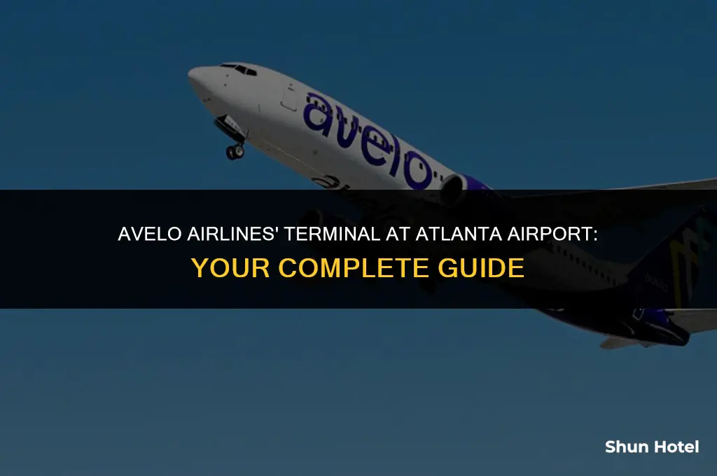 what terminal is avelo at atlanta airport