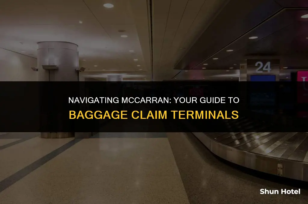 what terminal is baggage claim at mccarran airport