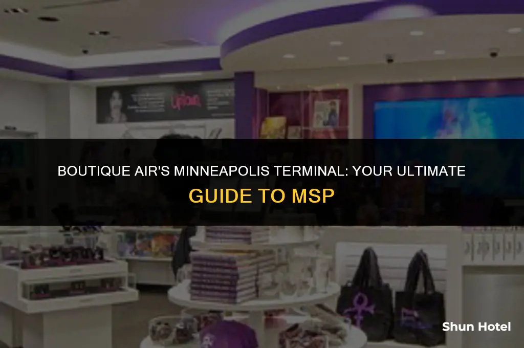 what terminal is boutique air in at minneapolis airport