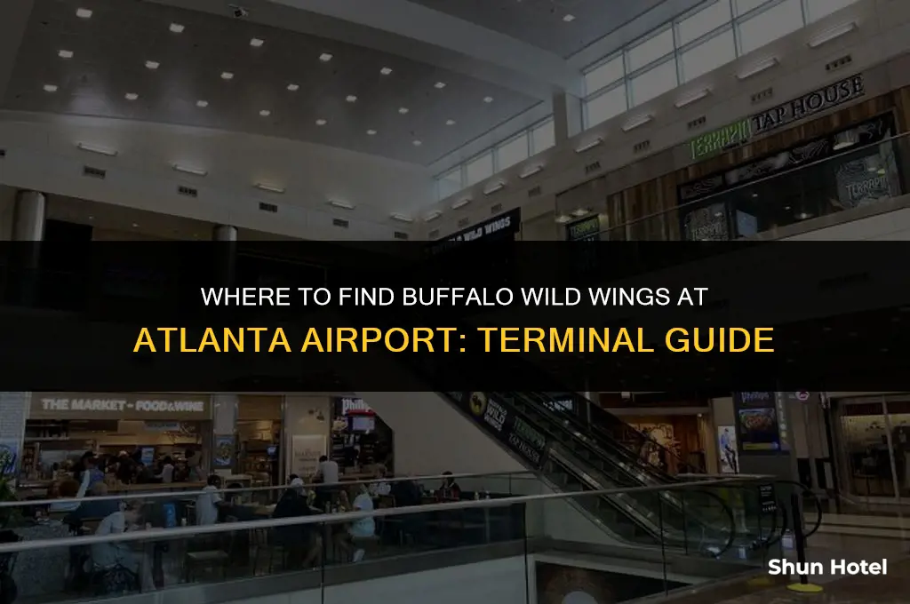 what terminal is buffalo wild wings in atlanta airport