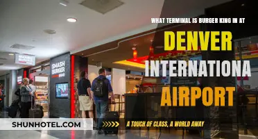 Where to Find Burger King at Denver International Airport Terminal