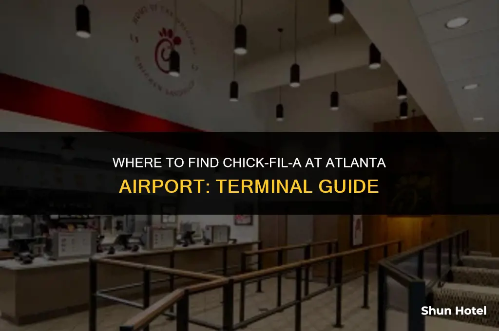 what terminal is chick fil a at atlanta airport