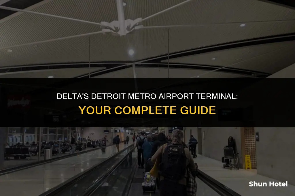 what terminal is delta airlines at detroit metro airport