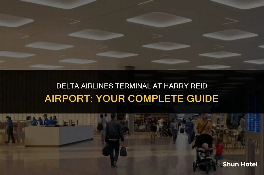 what terminal is delta airlines at harry reid airport