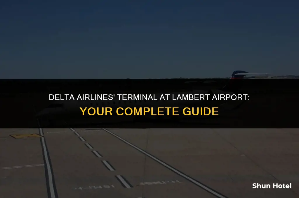 what terminal is delta airlines at lambert airport