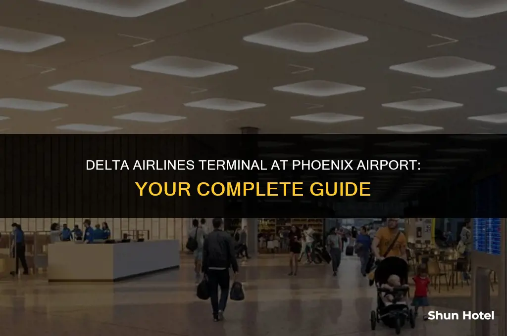 what terminal is delta airlines at phoenix airport