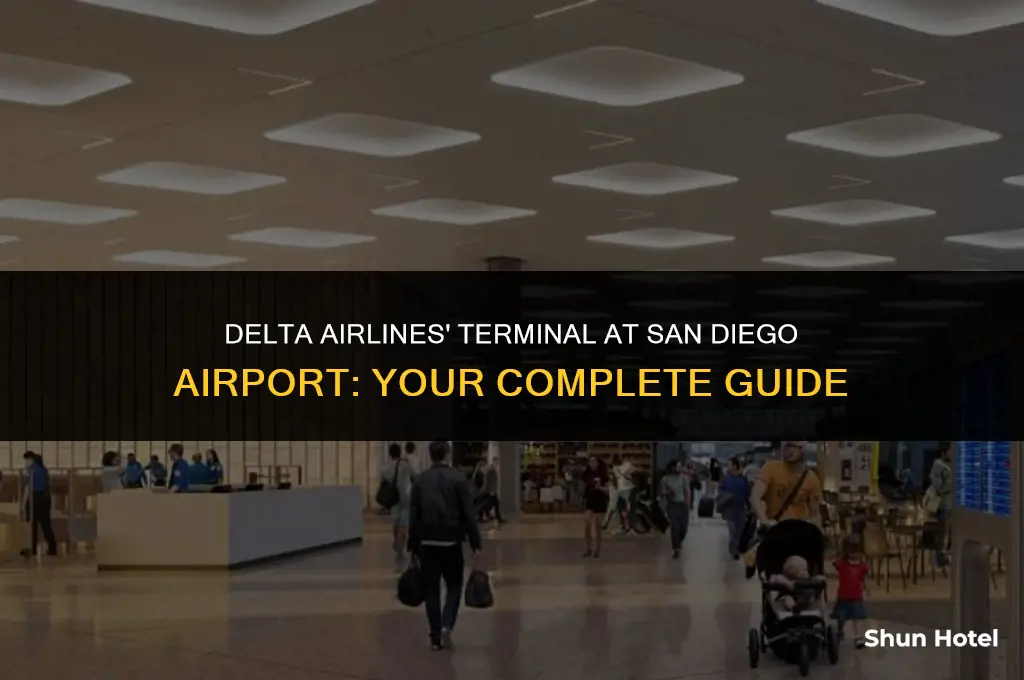 what terminal is delta airlines at san diego airport