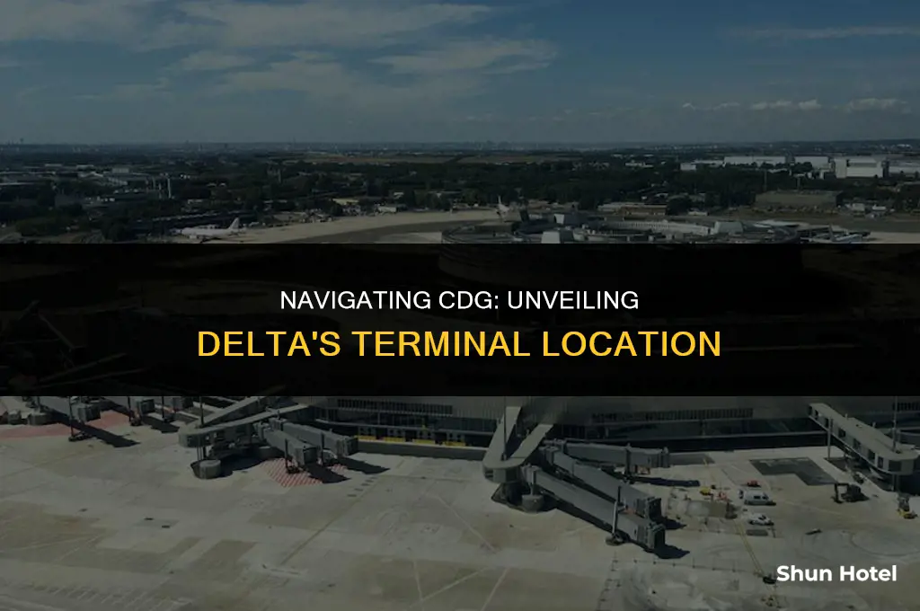 what terminal is delta at cdg airport