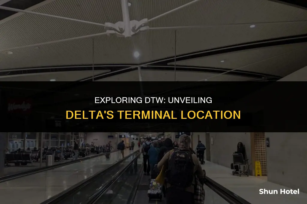 what terminal is delta at dtw airport