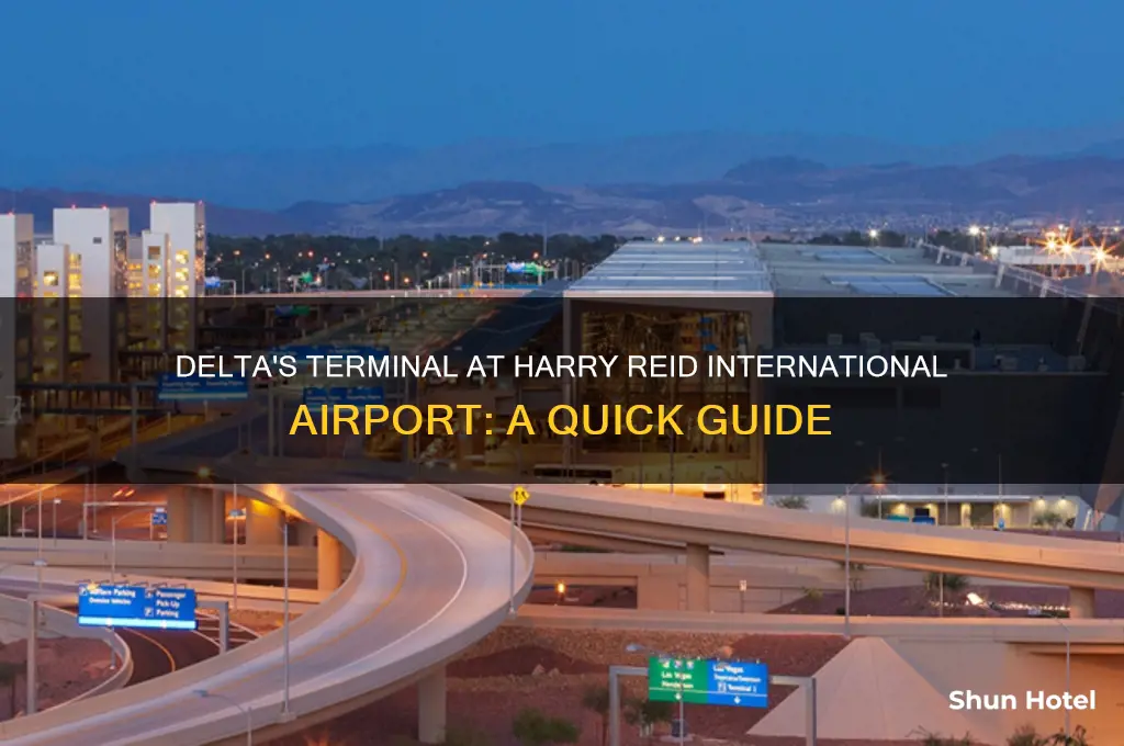 what terminal is delta at harry reid international airport