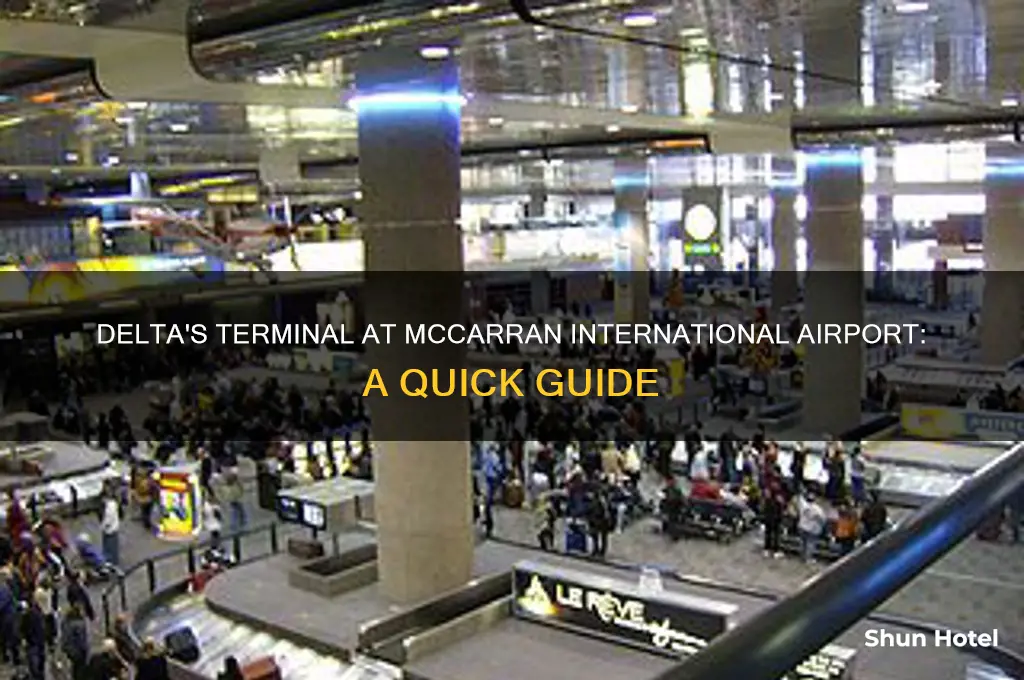 what terminal is delta at in mccarran international airport