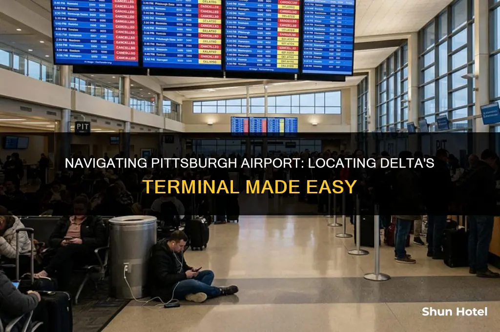 what terminal is delta at pittsburgh airport