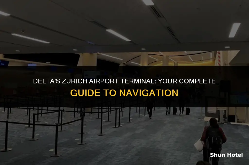 what terminal is delta at zurich airport